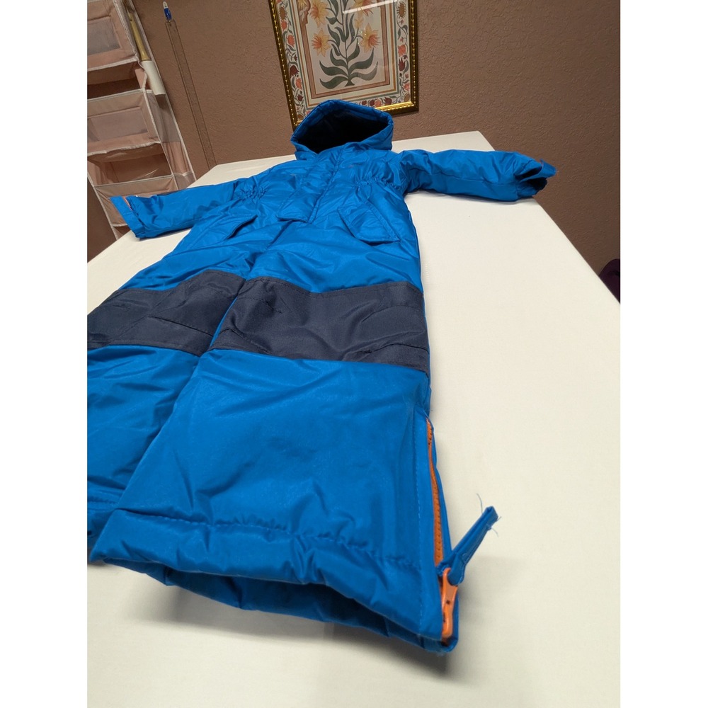 iXtreme Outfitters Toddler Boys Blue Hooded One-Piece Snowsuit Size 2T - Picture 4 of 14